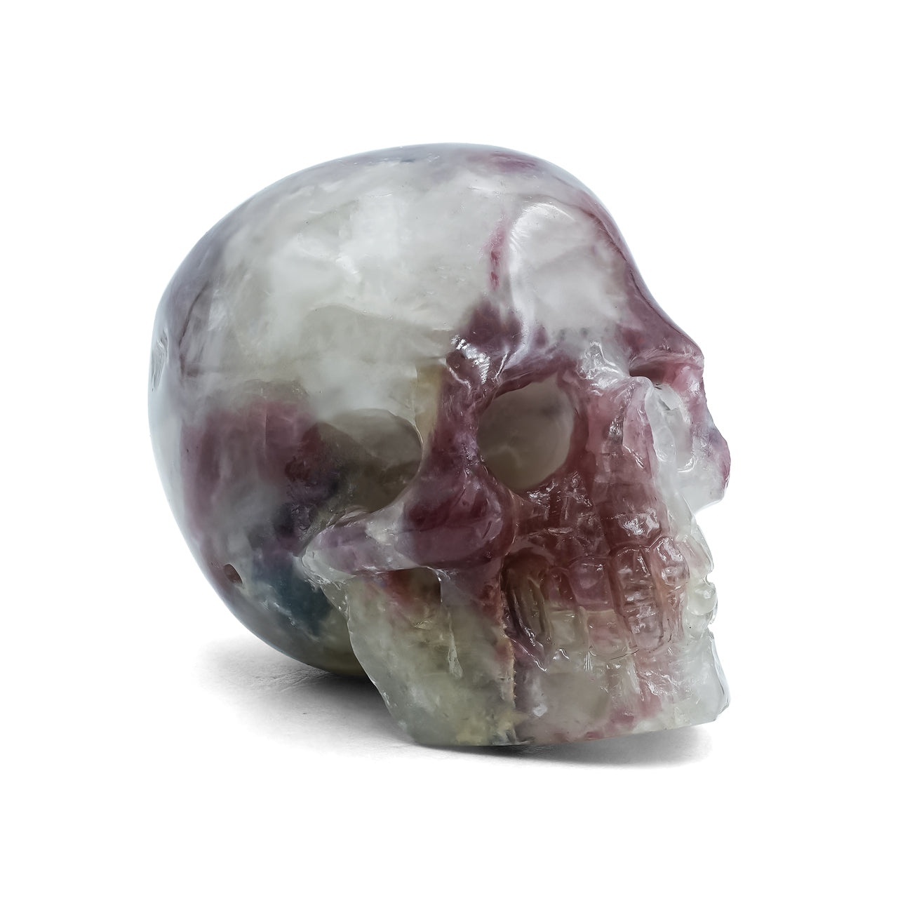 Carved Rubellite Tourmaline from Paraiba Skull 319 cts - 1 piece