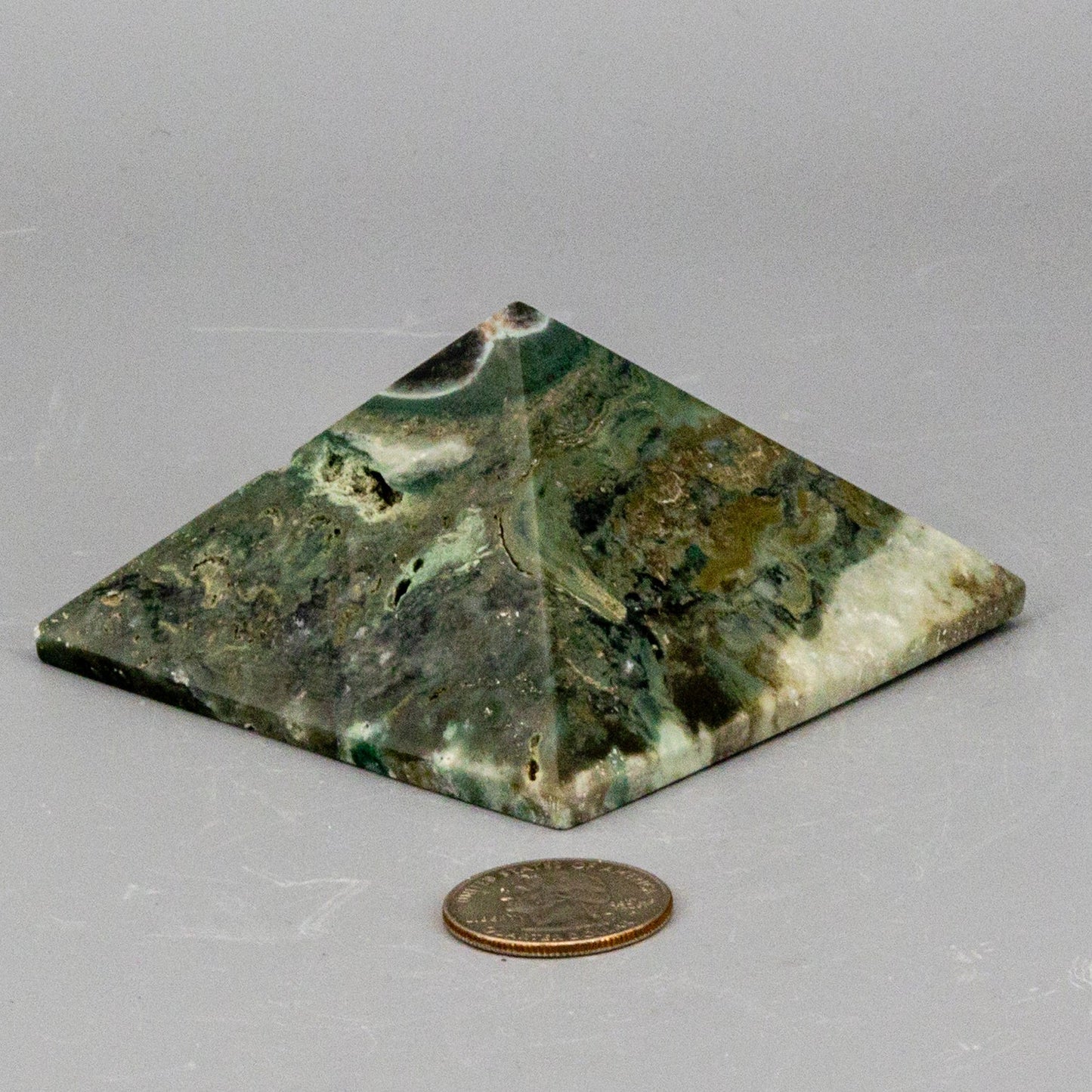 Ocean Jasper Crystal Pyramid