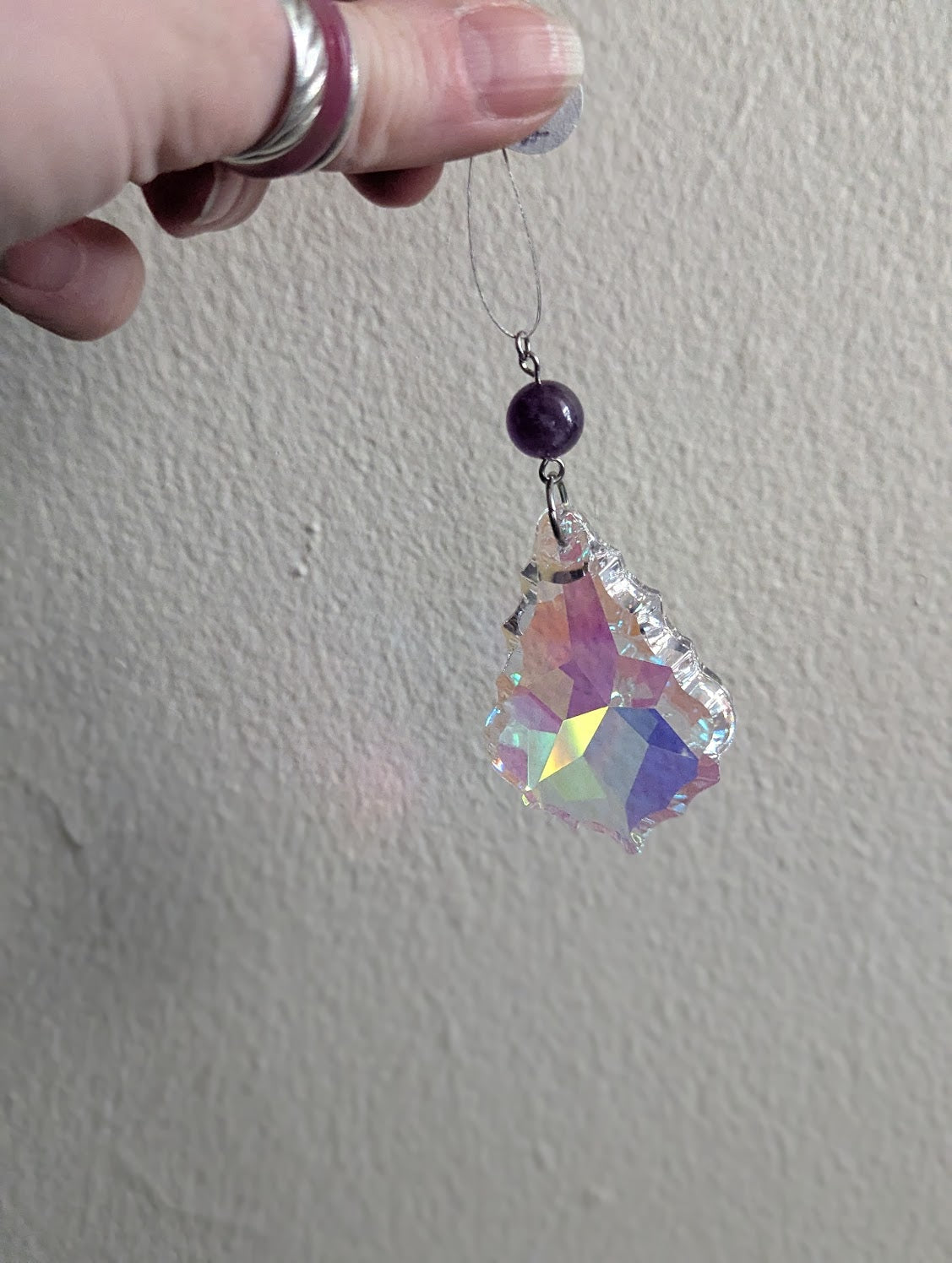 Crystal Ornament Suncatcher (Various Stone Options Available)