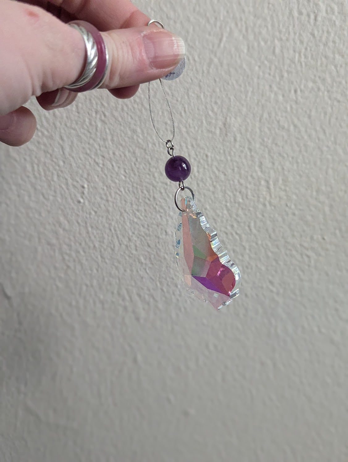 Crystal Ornament Suncatcher (Various Stone Options Available)