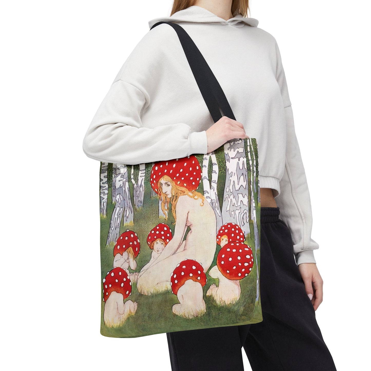 Mother Mushroom - Heavy-Duty Canvas Tote Bag
