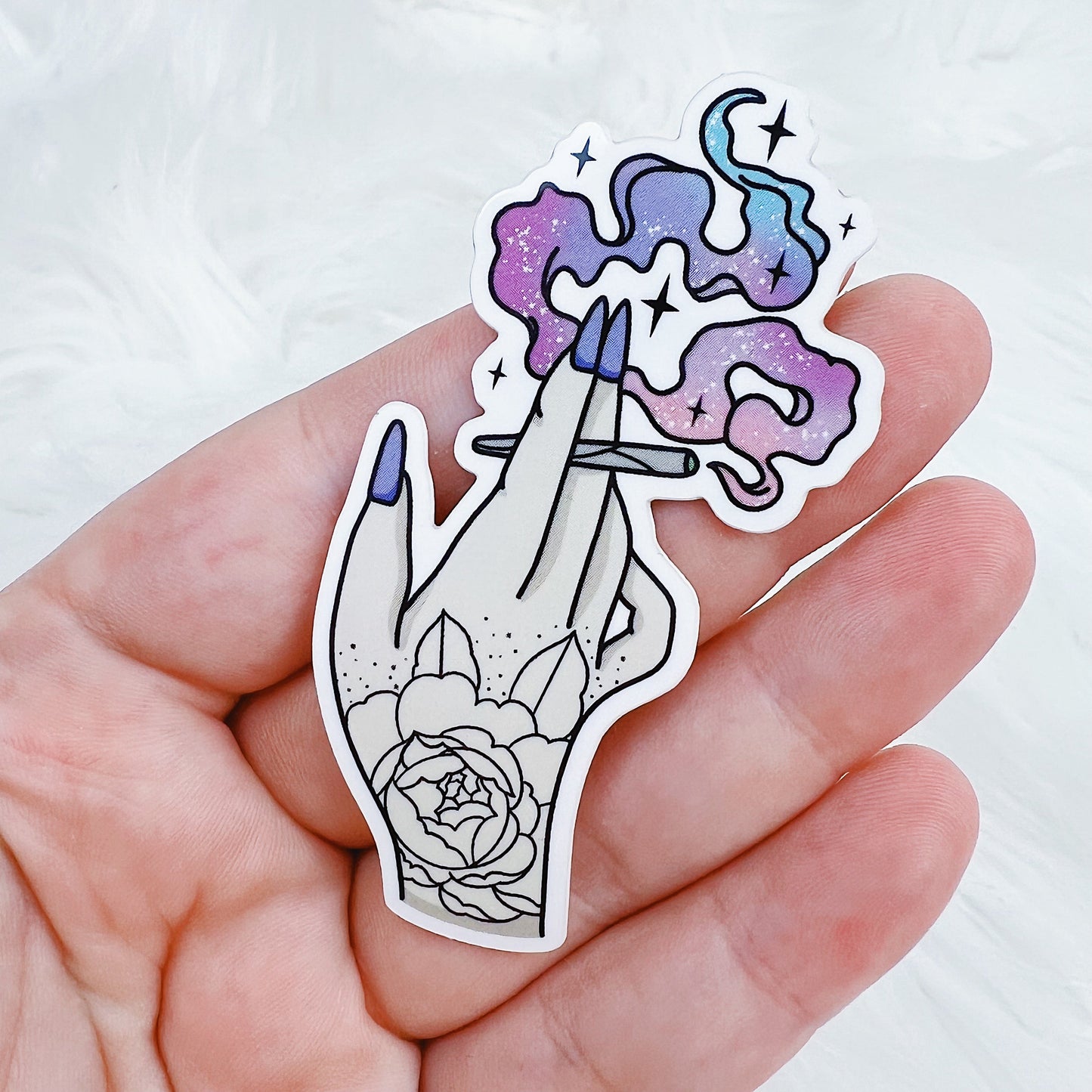 The Joint Hand Vinyl Sticker Die Cut | Choose your Skin Tone!