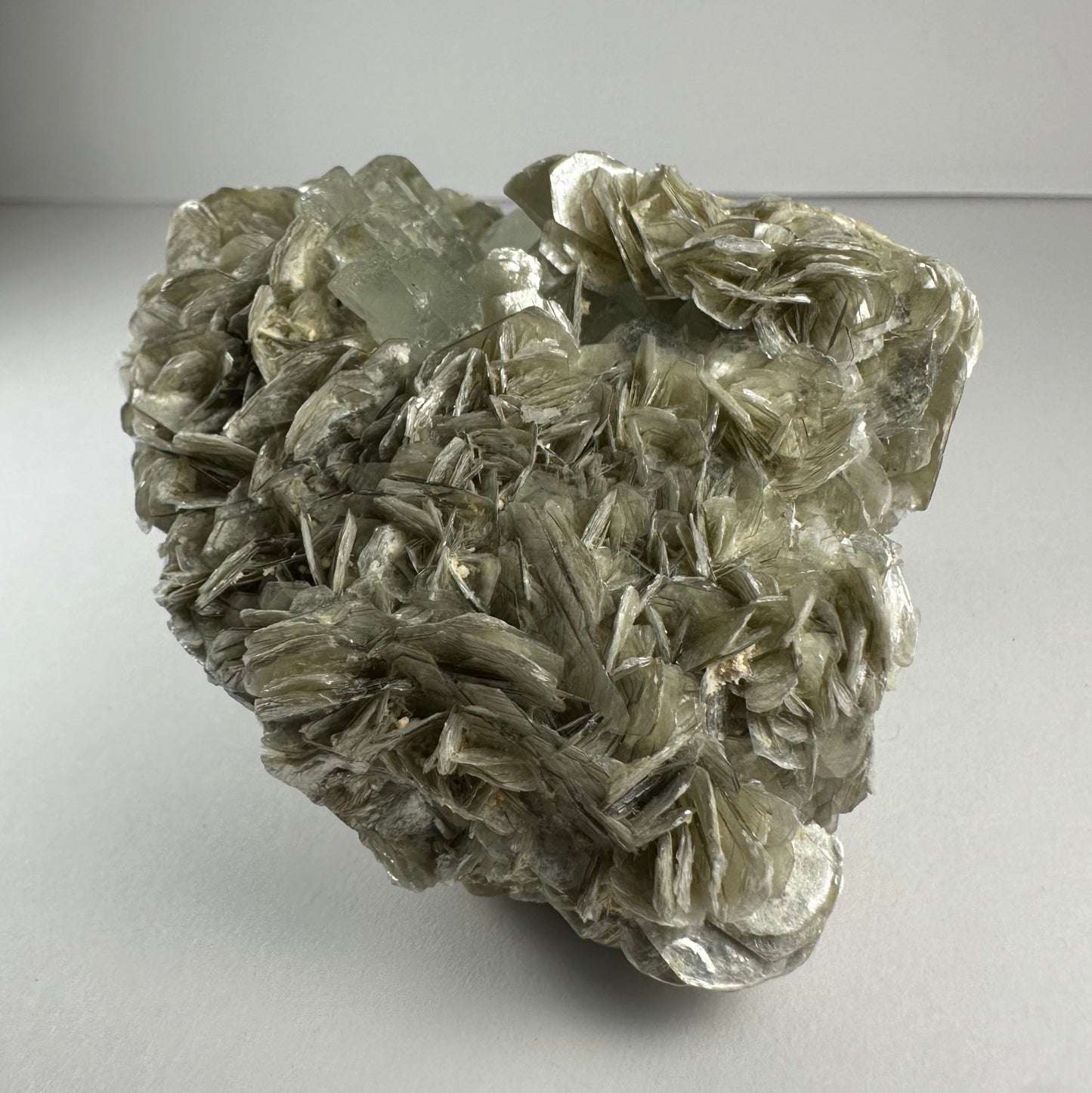 Aquamarine with Muscovite and Albite from Shigar Valley, Skardu, Pakistan