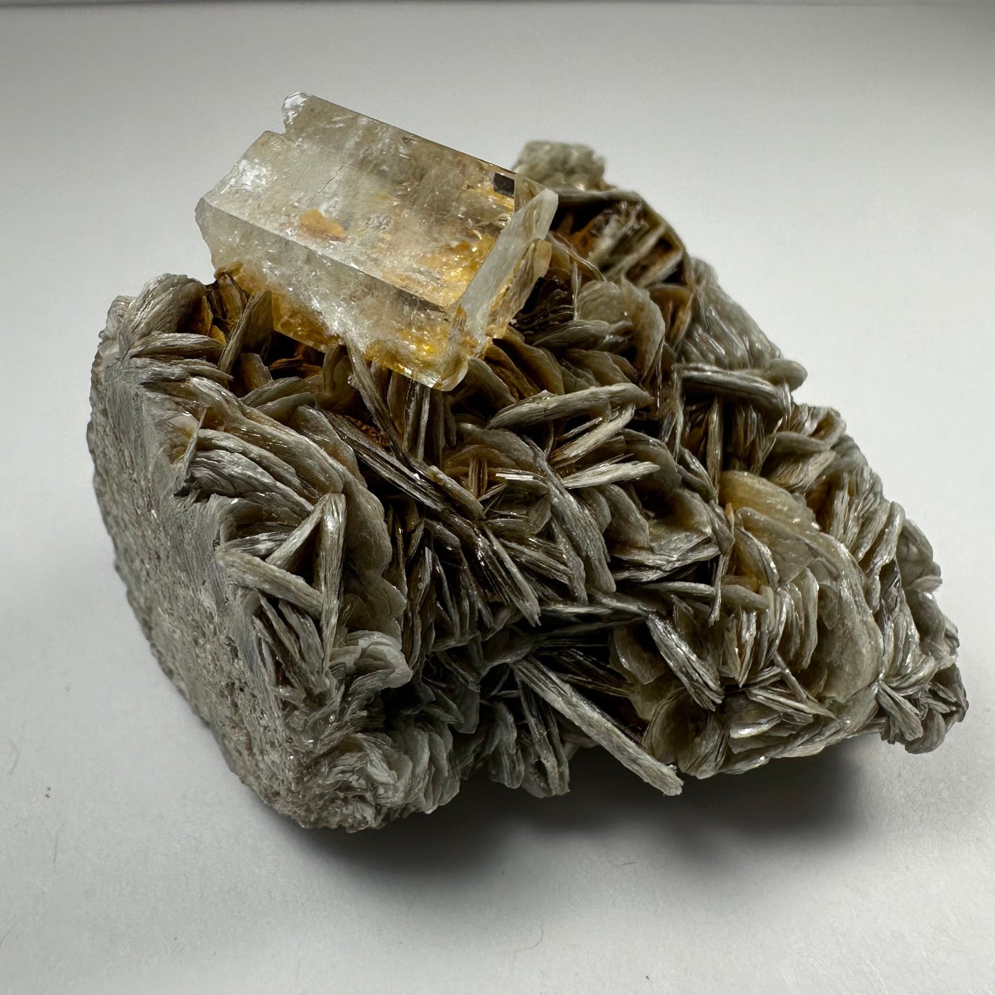 Aquamarine with Muscovite on Matrix Shigar Valley, Skardu, Pakistan