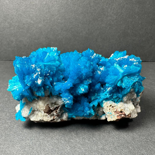 Cavansite on Matrix – 78g Vivid Blue Crystal Specimen from Pune, India