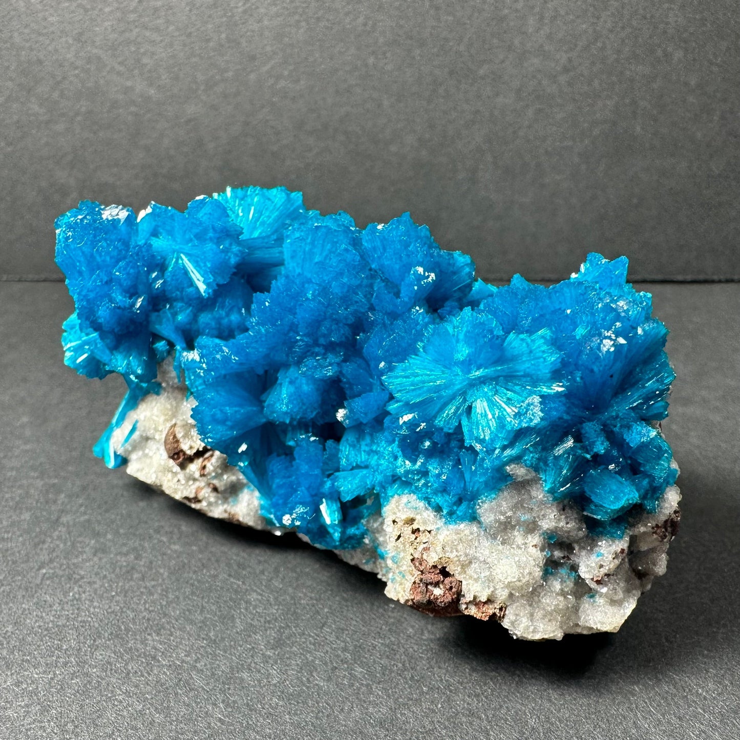 Cavansite on Matrix – 78g Vivid Blue Crystal Specimen from Pune, India