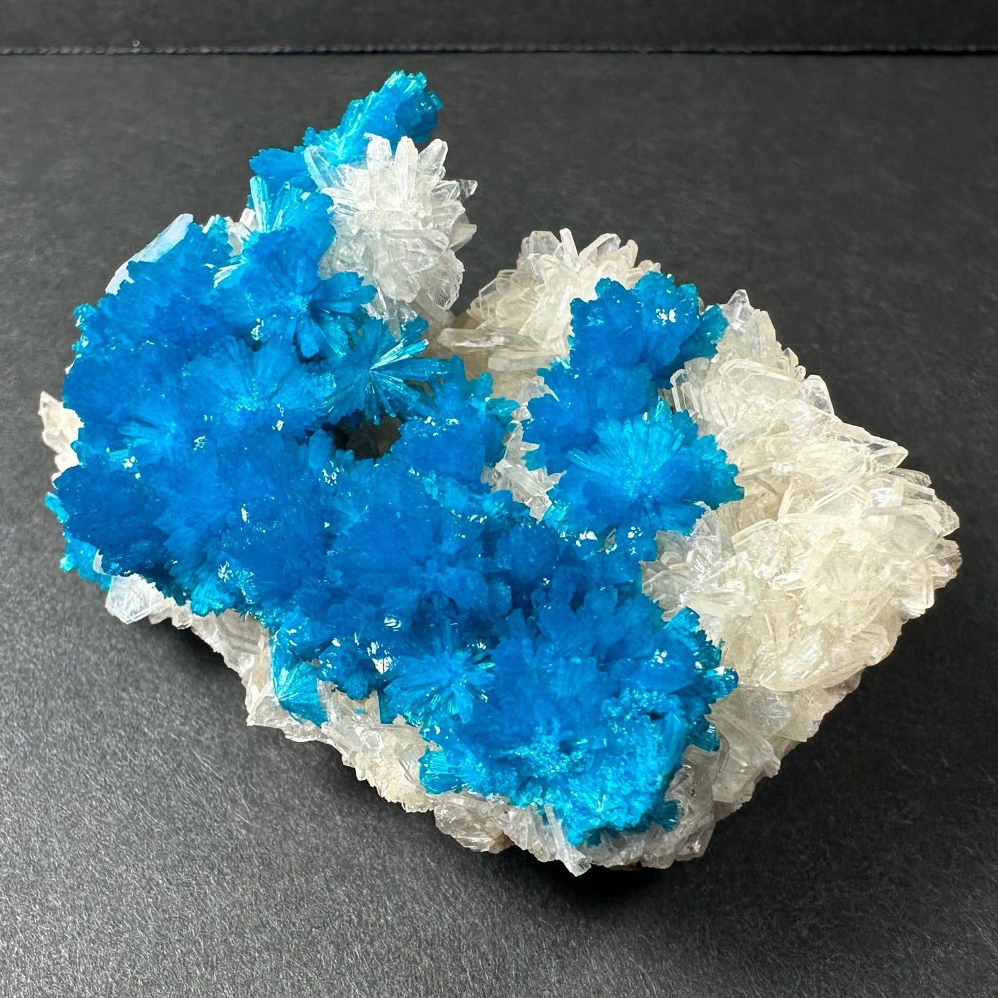 Cavansite with Stilbite on Matrix – Rare 56g Crystal from Pune, India