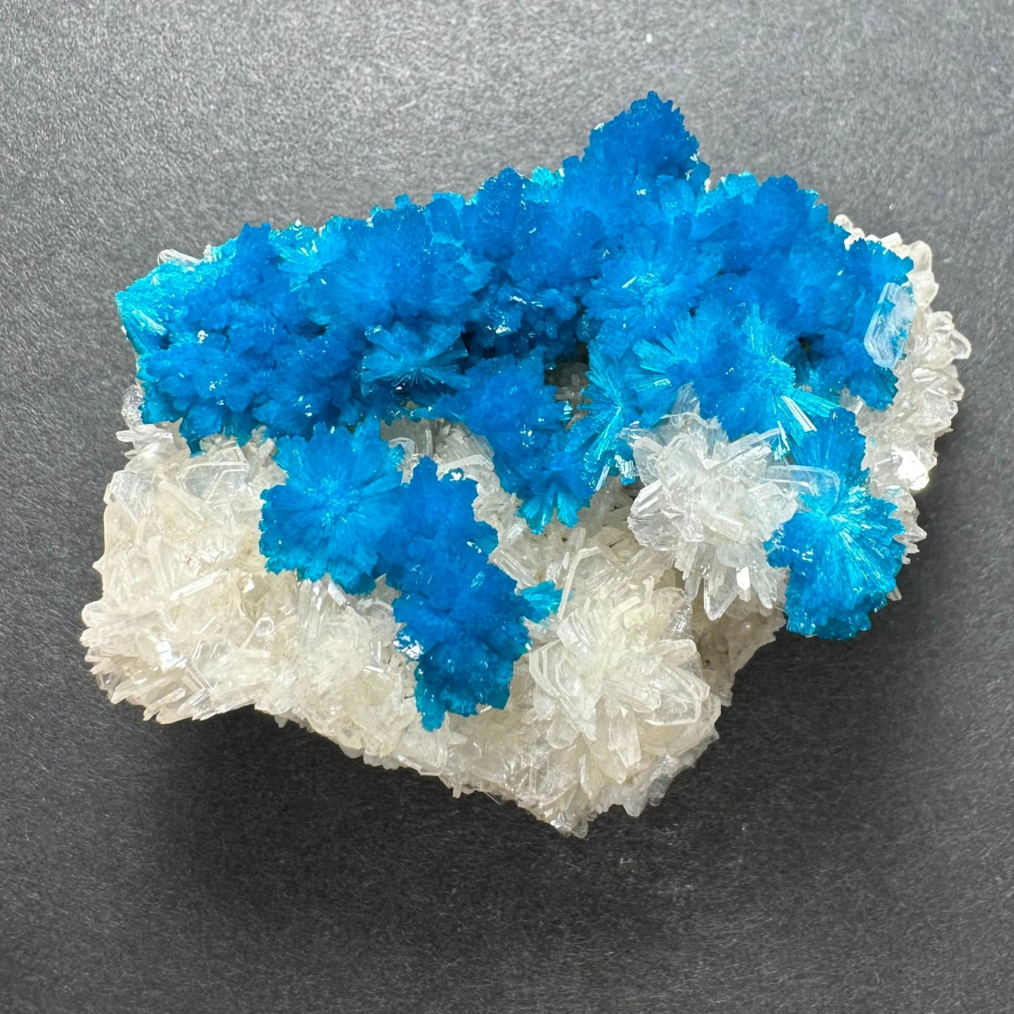 Cavansite with Stilbite on Matrix – Rare 56g Crystal from Pune, India