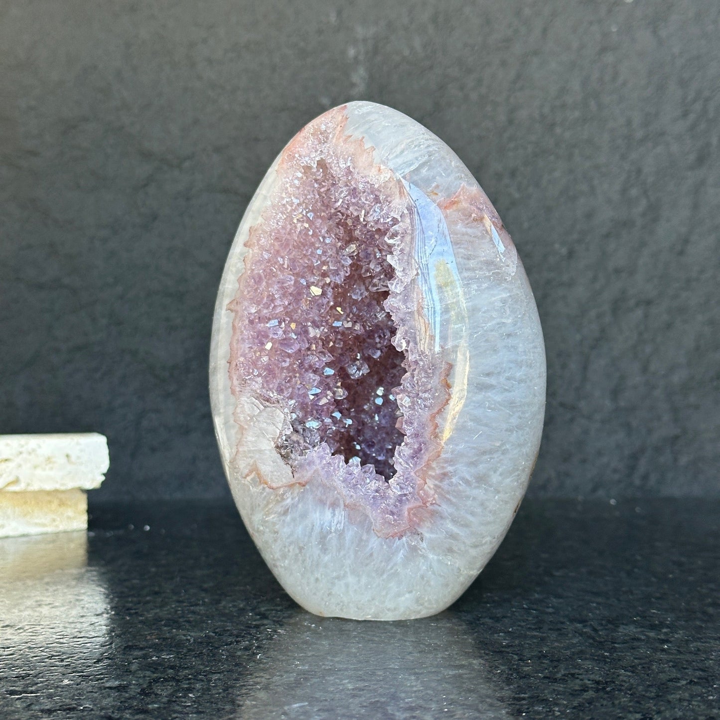 XL Pastel Amethyst Geode Cave Statement Piece