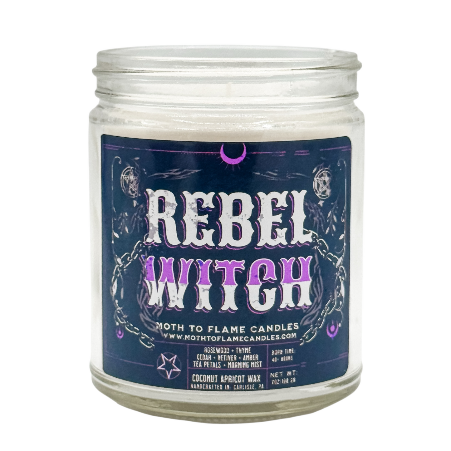 Rebel Witch – 7 oz - Tea Leaf, Tonka Bean, Thyme, Vetiver