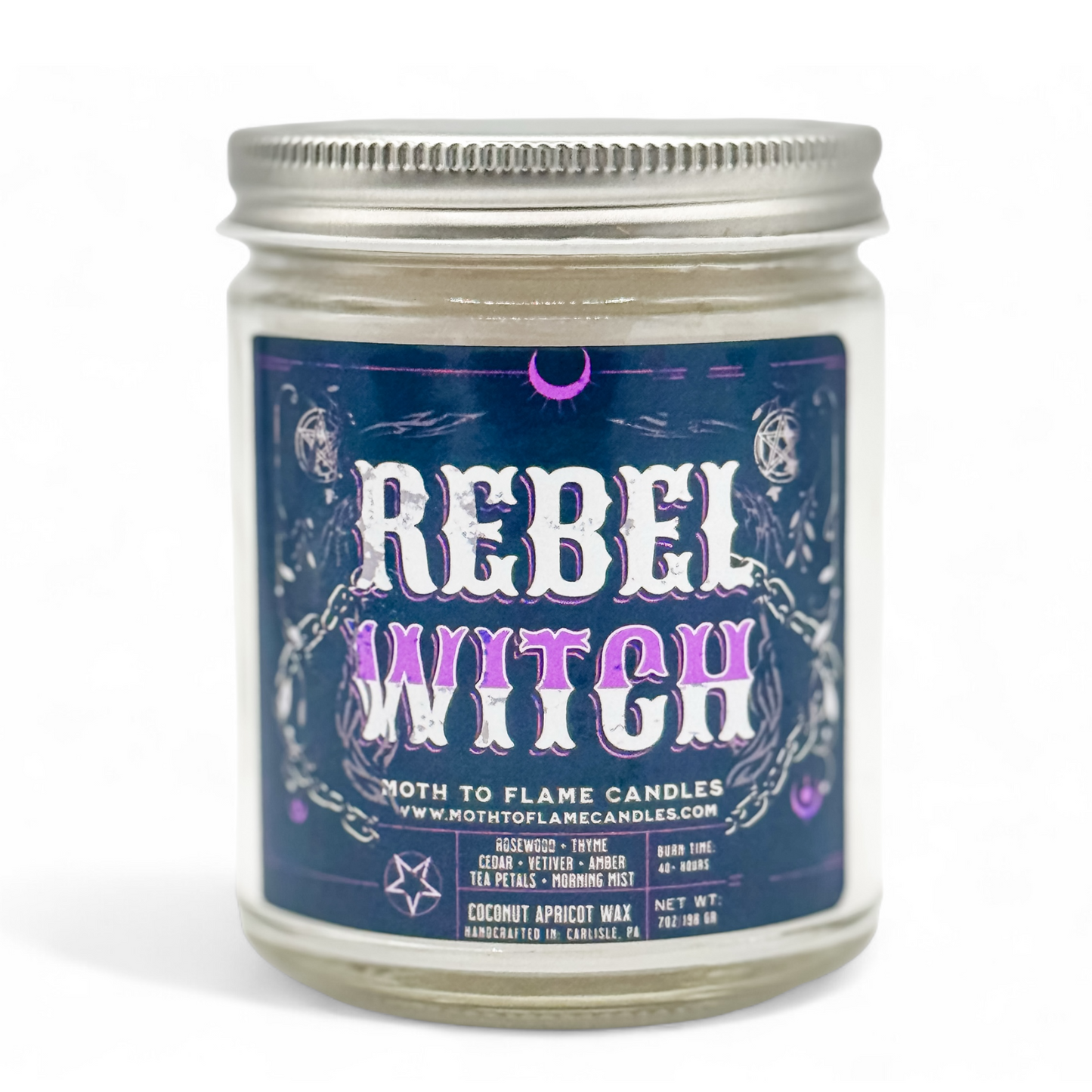 Rebel Witch – 7 oz - Tea Leaf, Tonka Bean, Thyme, Vetiver
