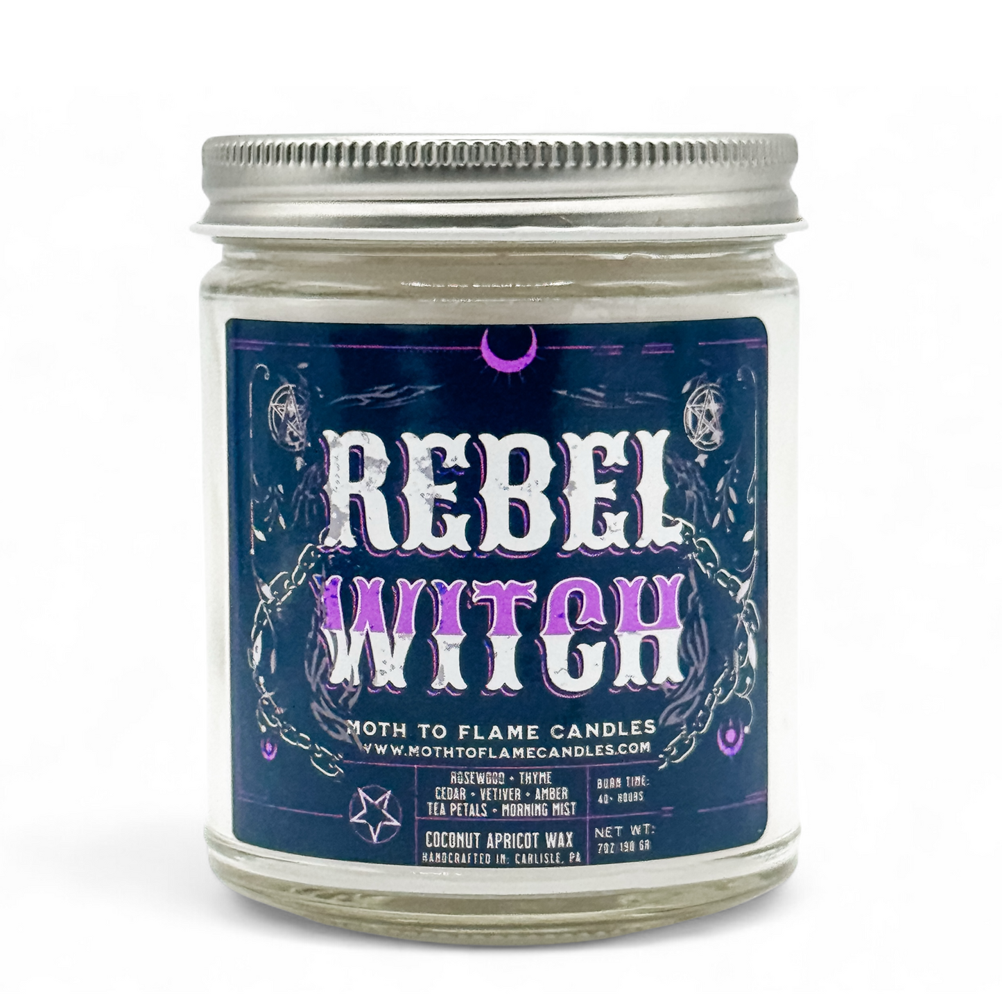 Rebel Witch – 7 oz - Tea Leaf, Tonka Bean, Thyme, Vetiver