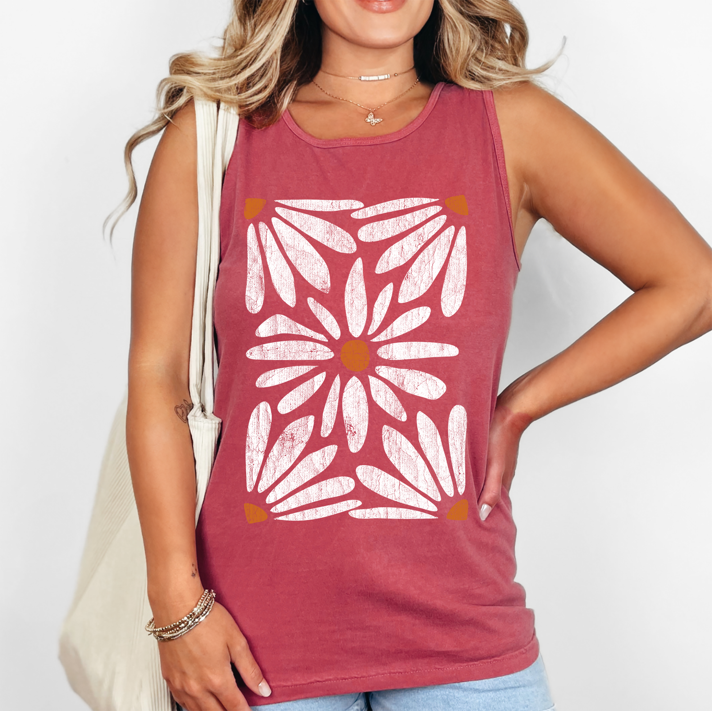 Retro Daisies - Tank Top