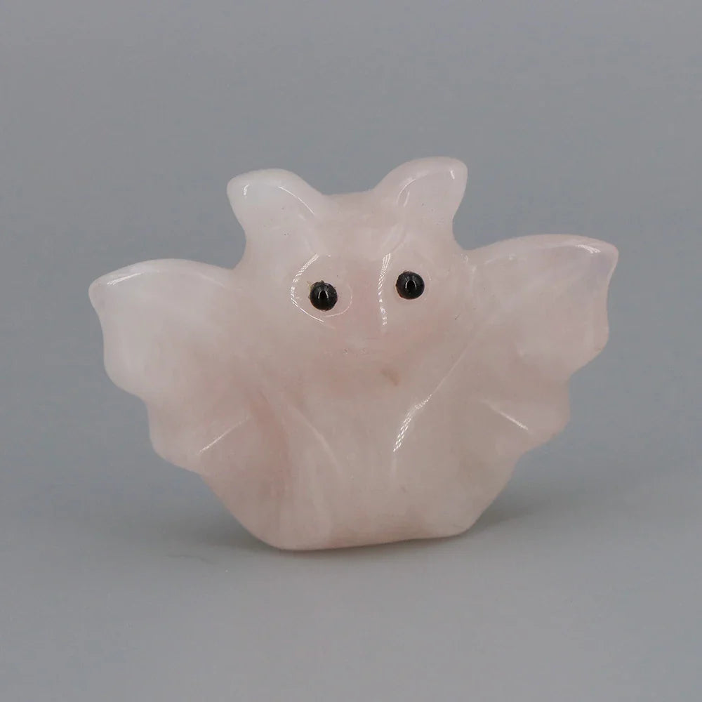 Crystal Bat Statues