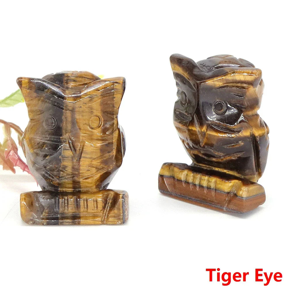 Owl Crystal Figurines