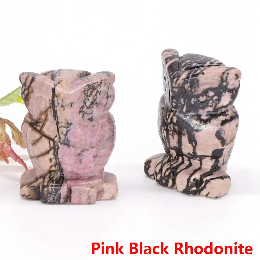Owl Crystal Figurines
