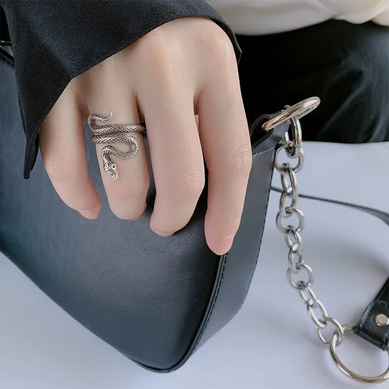 Sterling Silver Snake Ring