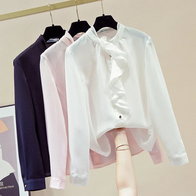 Summer Women's Shirt Bohemian Holiday Style Embroidered Tassel Chiffon Cardigan New Waist Female Slim Short Tops