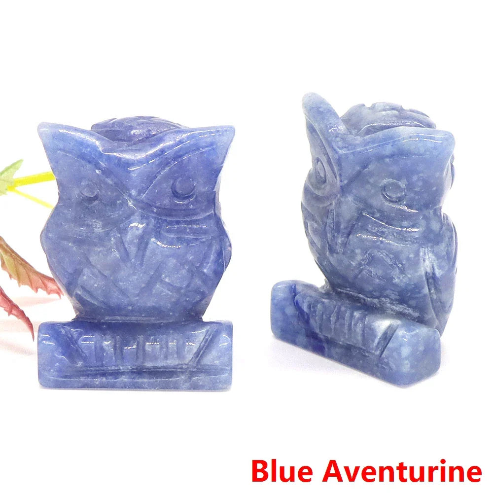 Owl Crystal Figurines