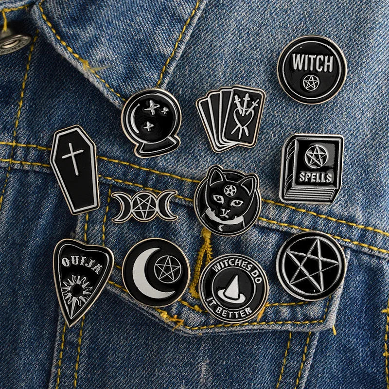 Moon Witch pins