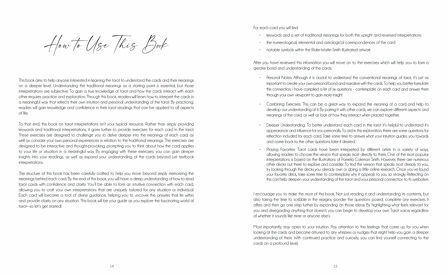 Decoding the Cards: A Tarot Workbook