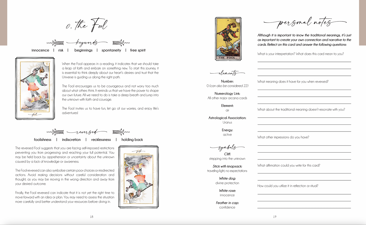 Decoding the Cards: A Tarot Workbook