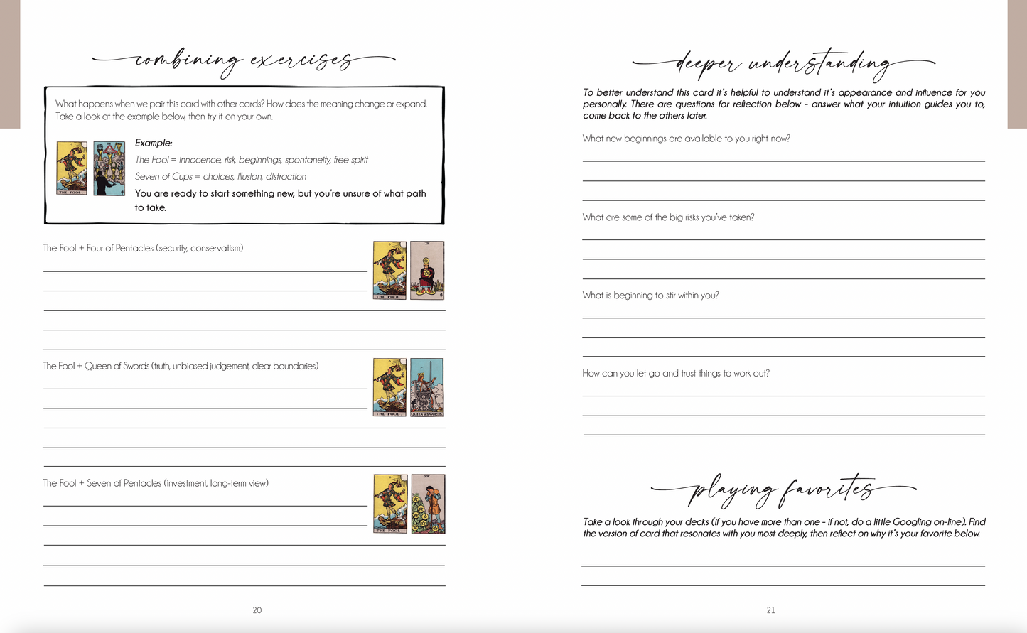 Decoding the Cards: A Tarot Workbook