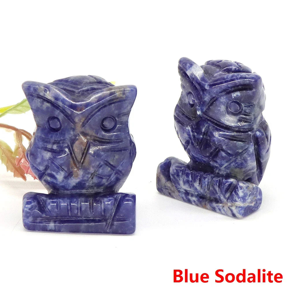 Owl Crystal Figurines
