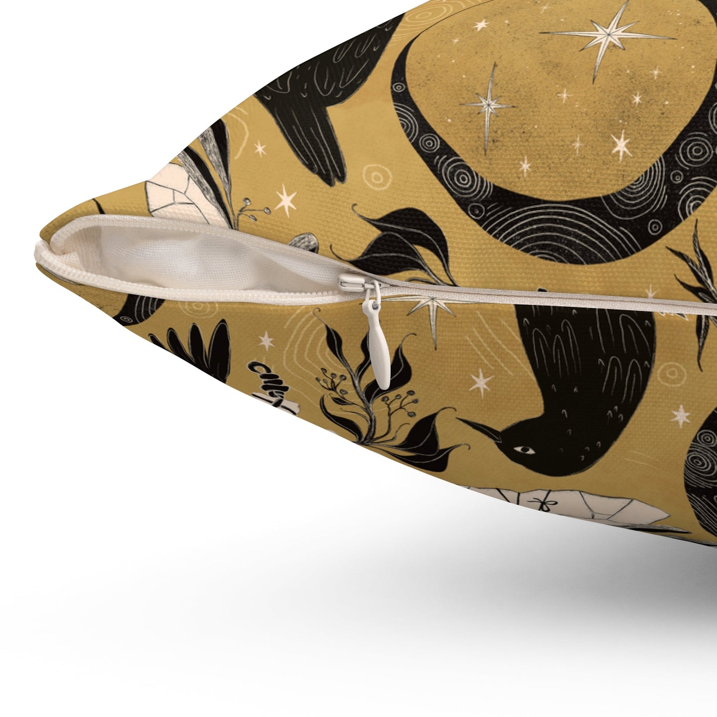 Raven Moon - Throw Pillow