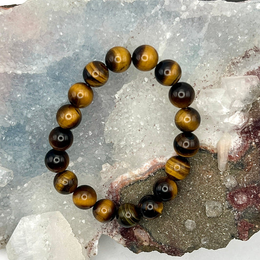 Tiger's Eye Beaded Stretch Bracelet