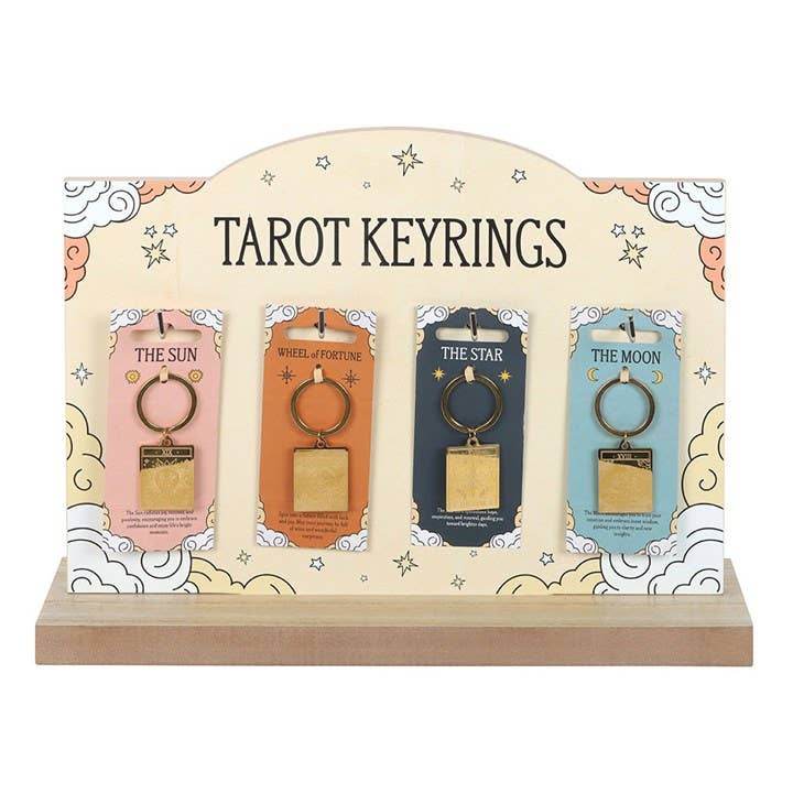 Vintage Tarot Card Keychains