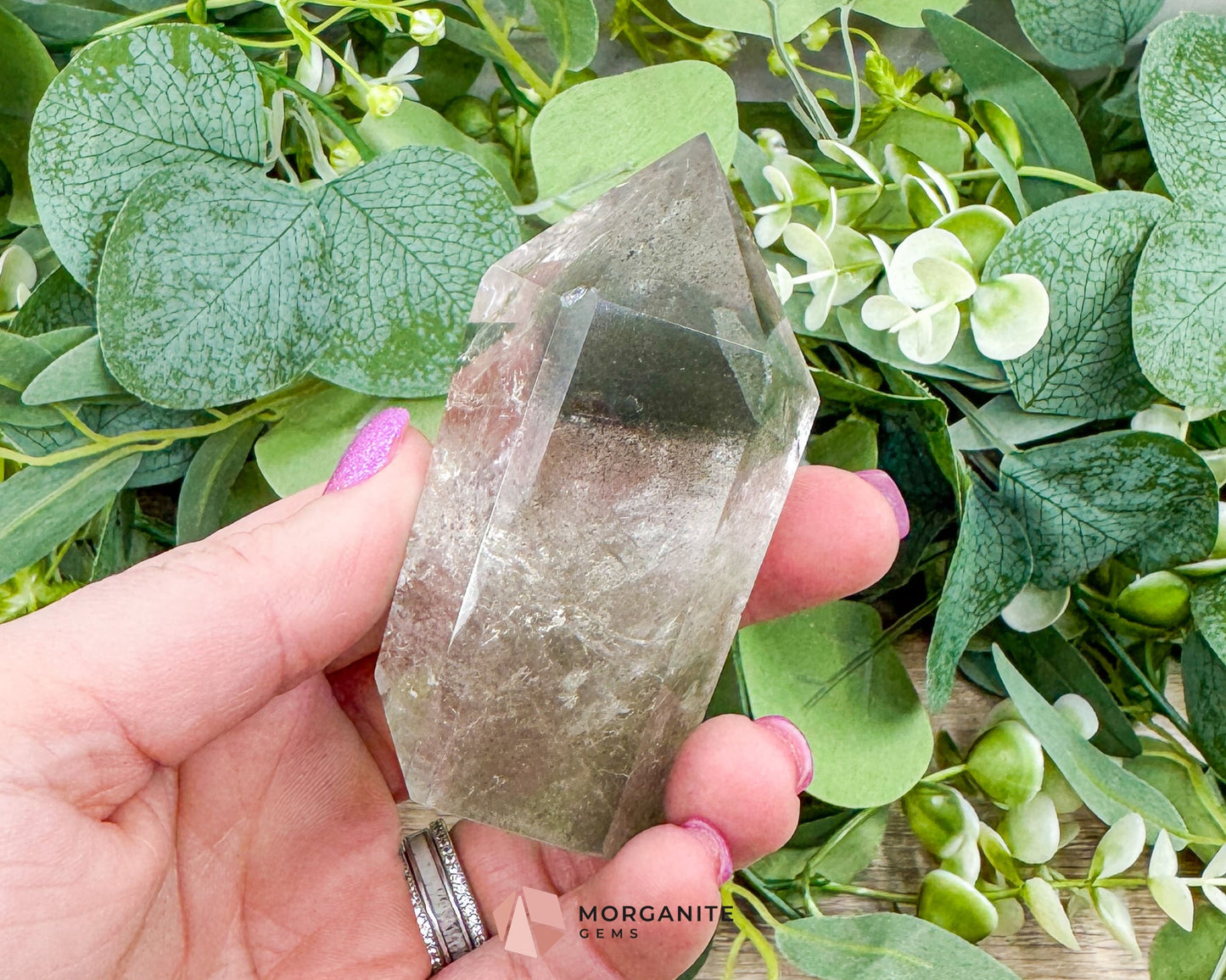 AAA Quality Garden Quartz Tower – Lodolite Crystal for Manifestation & Spiritual Growth No. 5