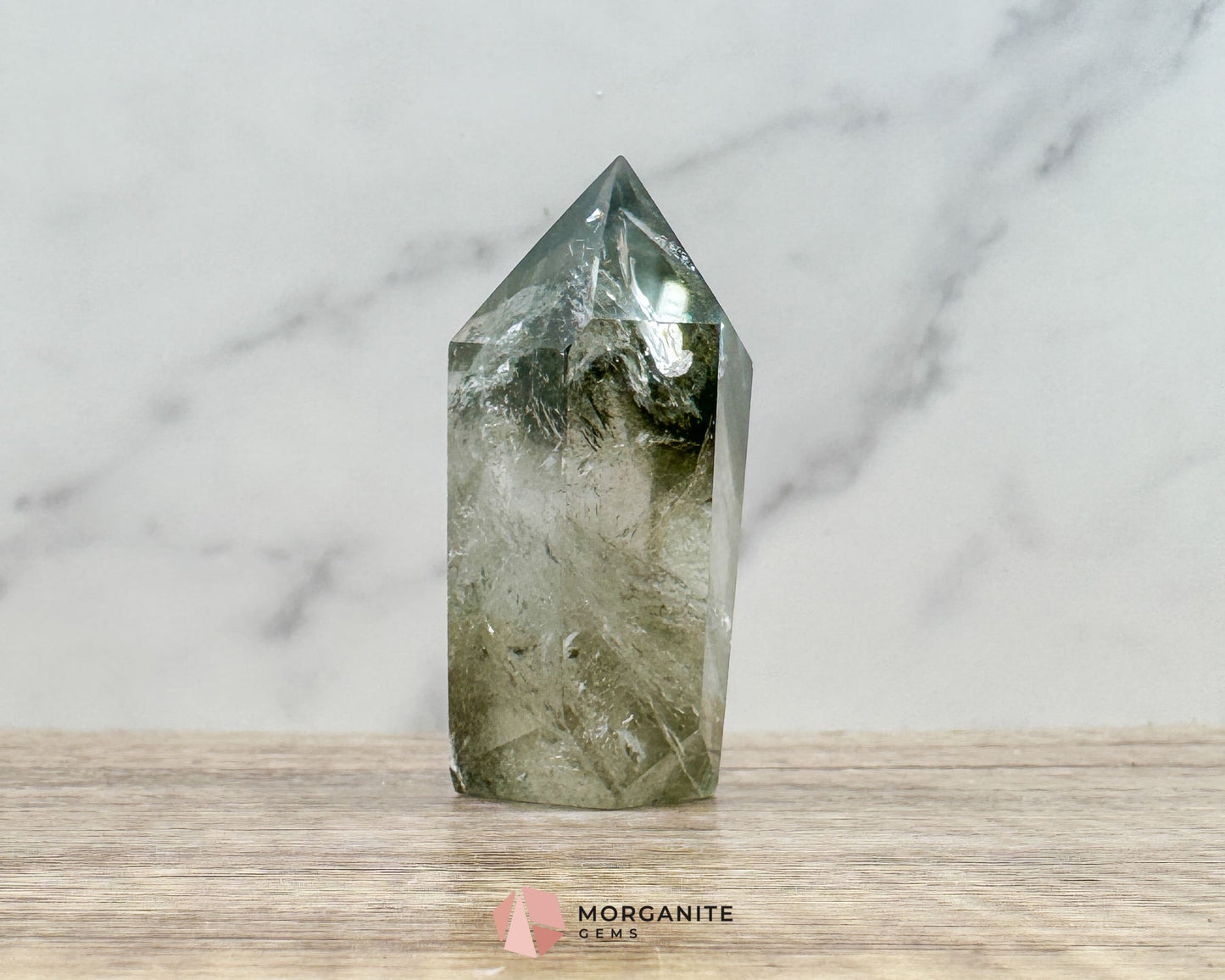 AAA Quality Garden Quartz Tower – Lodolite Crystal for Manifestation & Spiritual Growth No. 5