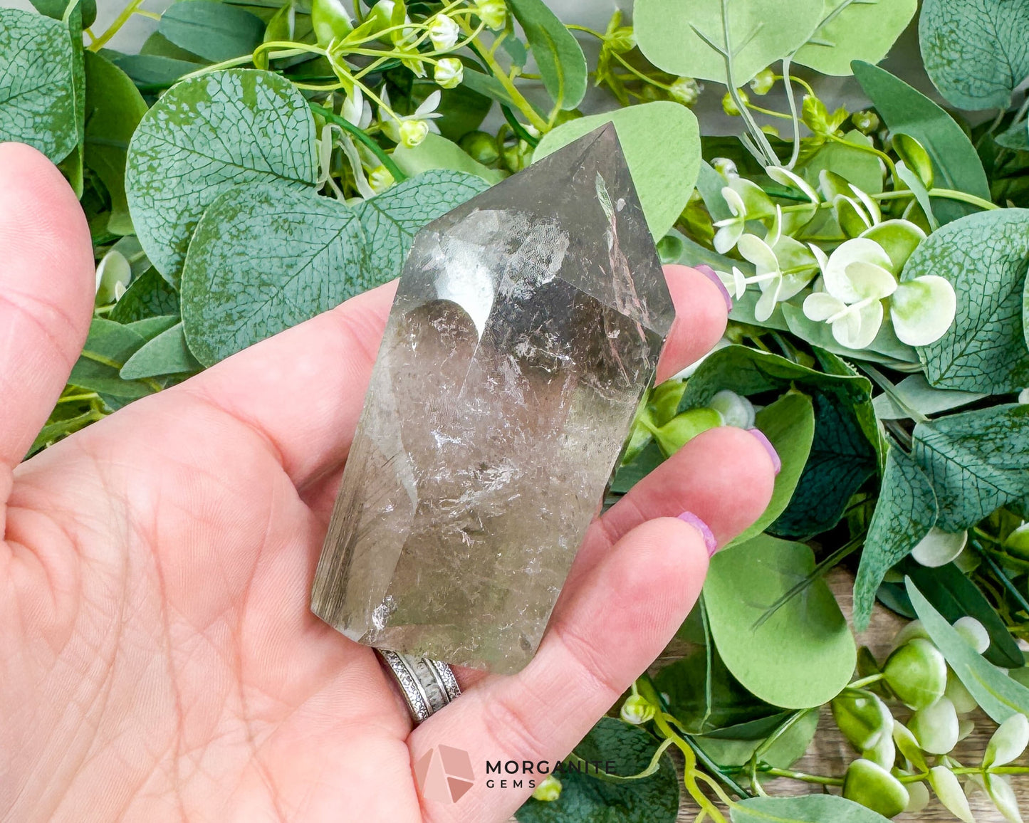 AAA Quality Garden Quartz Tower – Lodolite Crystal for Manifestation & Spiritual Growth No. 5