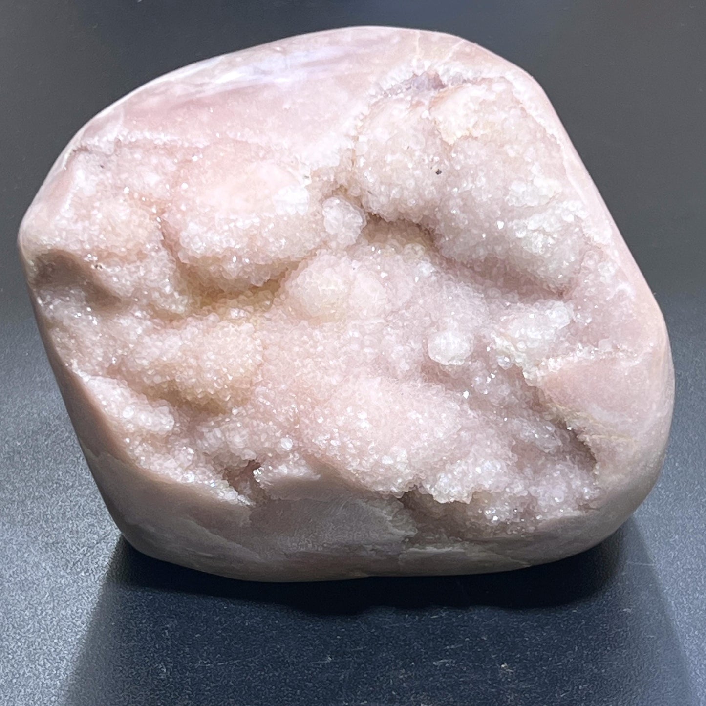 Large Pink Amethyst Druzy Cluster Freeform