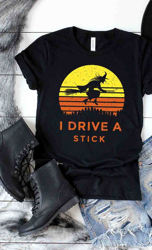 Witch Halloween Graphic Tee T-Shirt