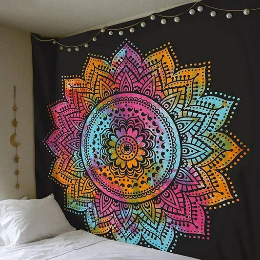 Boho Print Tapestry Beach Blanket