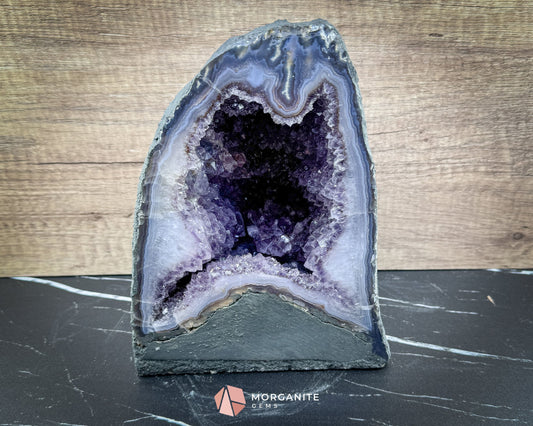 Amethyst Cathedral Geode 12lb – Deep Purple Crystal Cluster for Healing, Meditation & Display