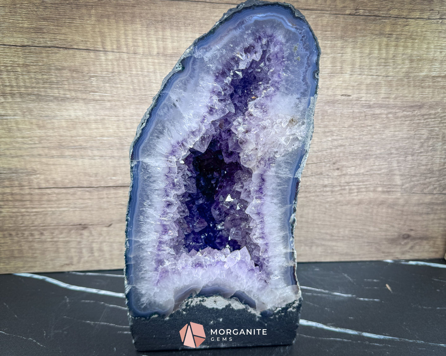 Amethyst Crystal Cathedral – Majestic Purple Geode for Meditation, Healing & Decor