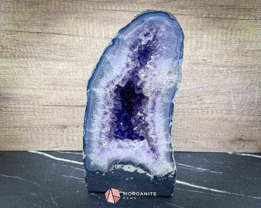 Amethyst Crystal Cathedral – Majestic Purple Geode for Meditation, Healing & Decor