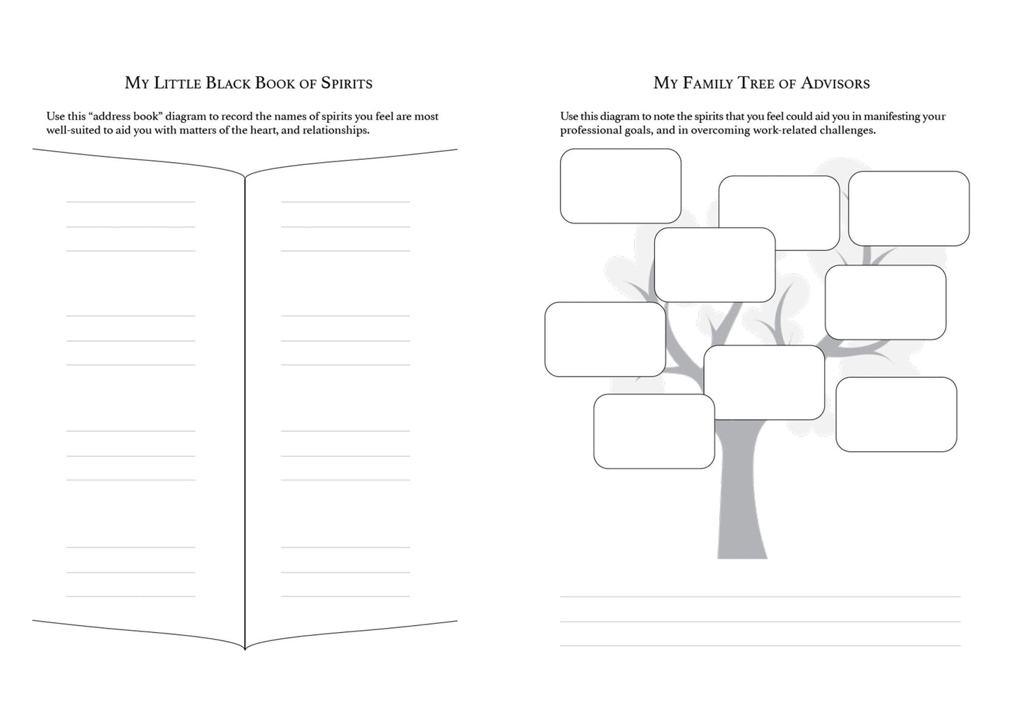 Ancestral Magick Journal Workbook