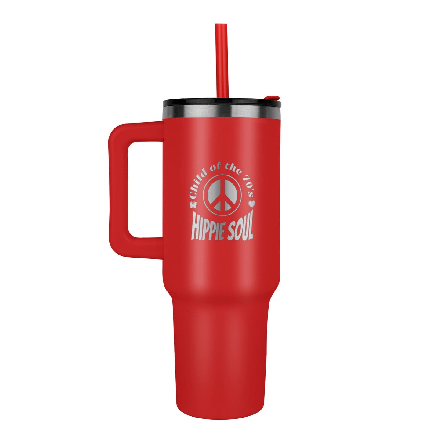 Child of the 70's Hippie Soul Pinnacle 40oz Engraved Tumbler