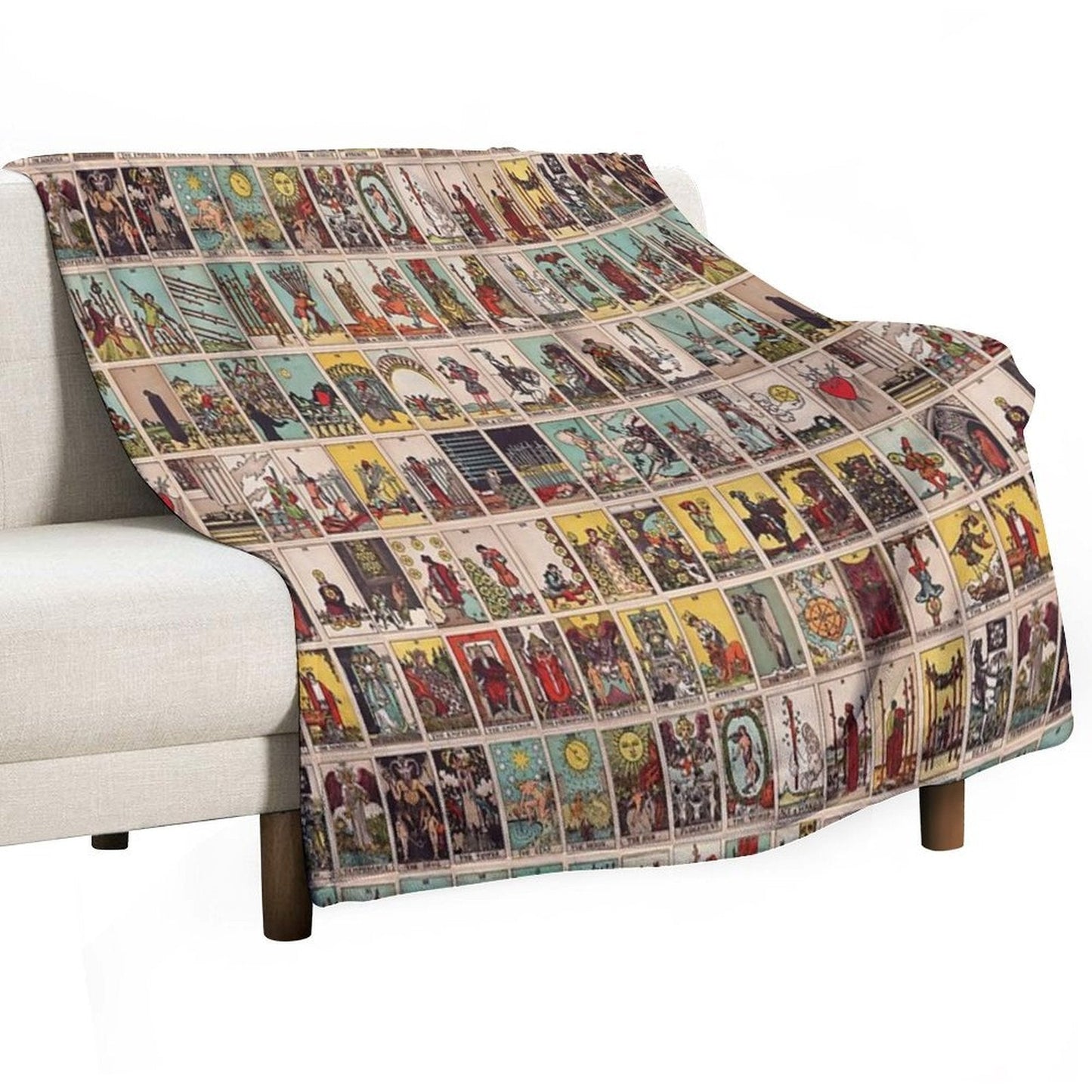 Tarot Deck Throw Blanket