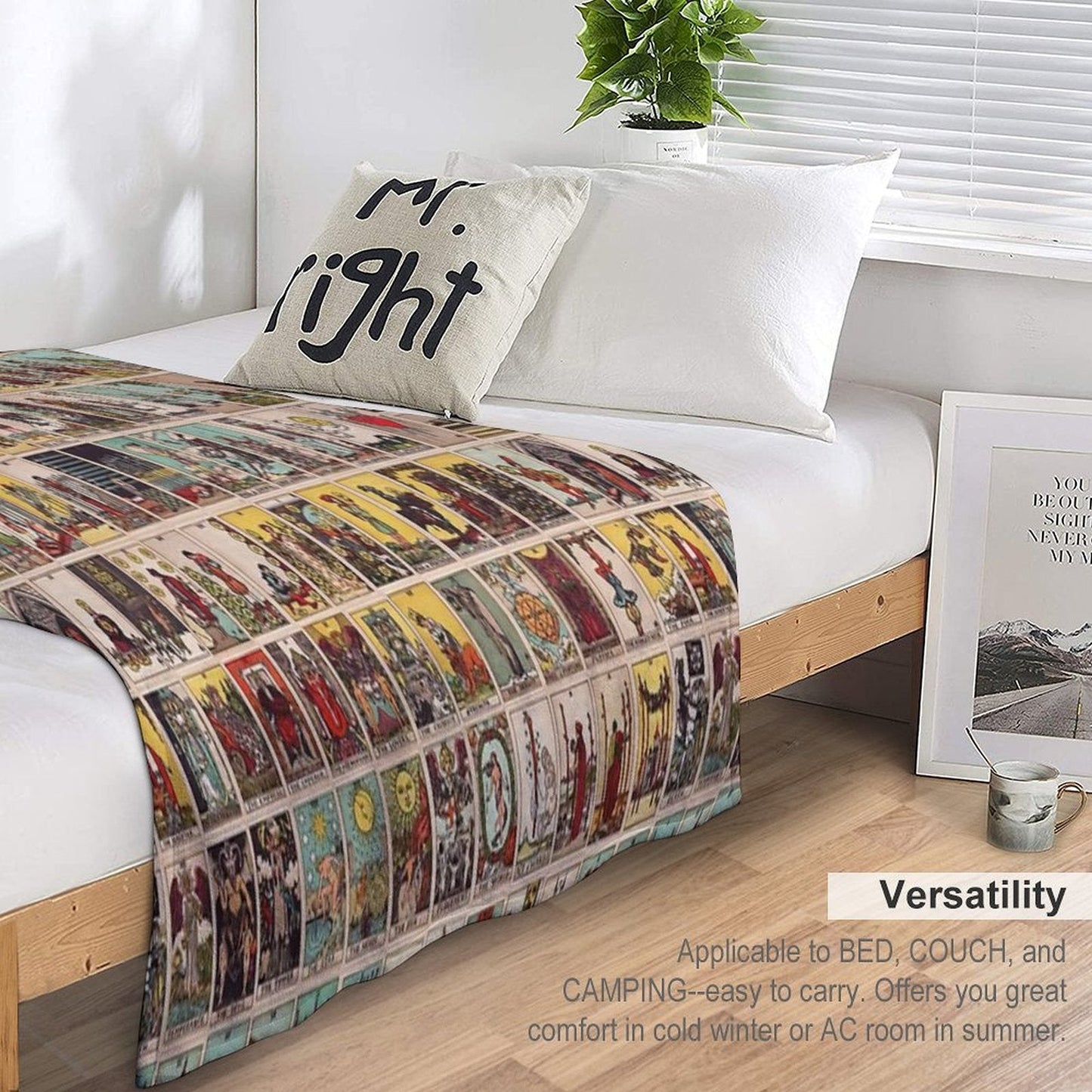 Tarot Deck Throw Blanket