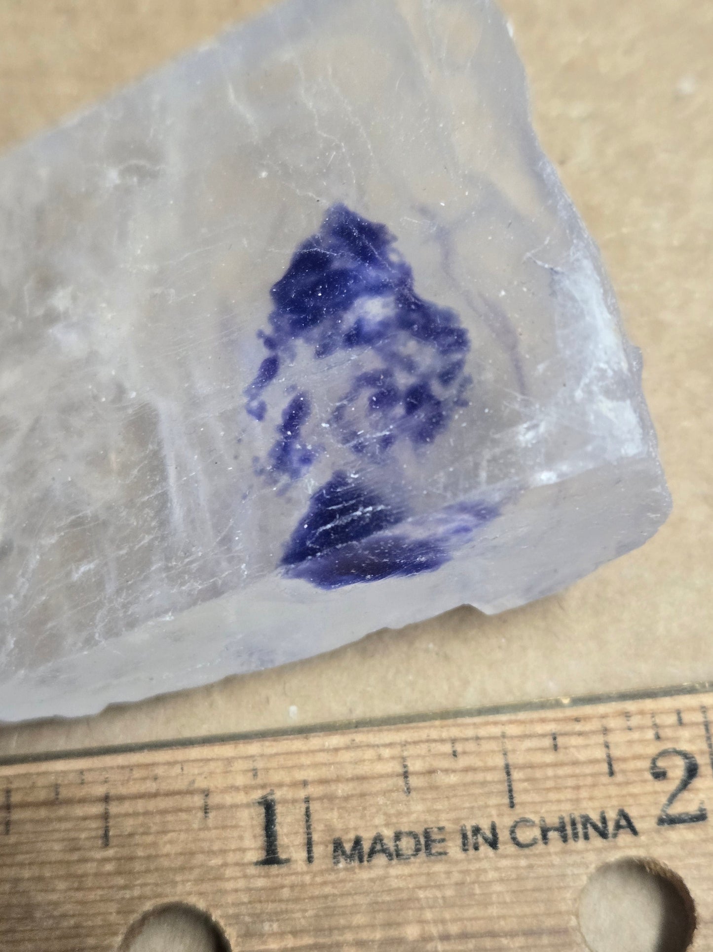 Blue Halite – Natural Crystal Specimen from Kerr McGee Mine New Mexico