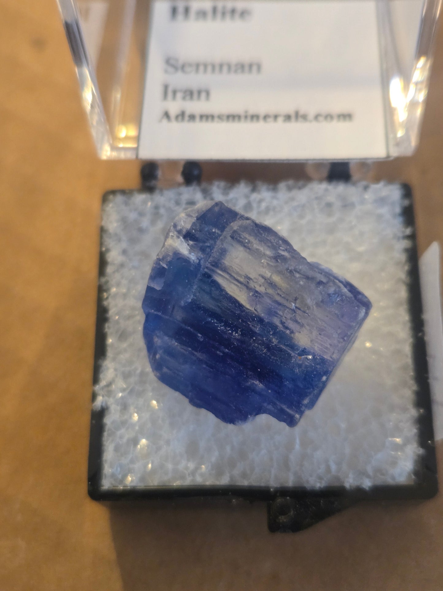 Blue halite