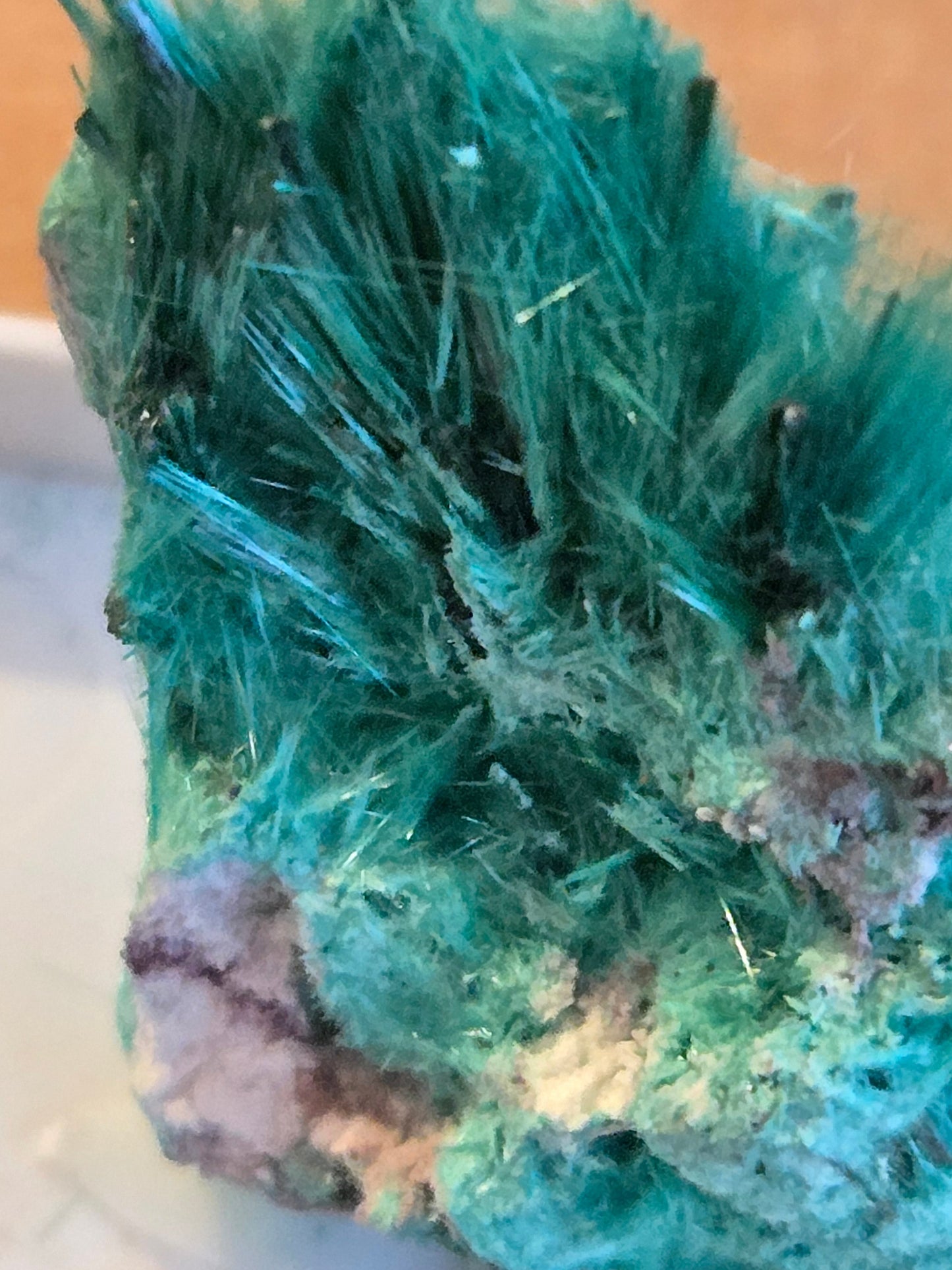 Brochantite – 2.4 cm Teal Blue Green Crystal from Milpillas Mexico