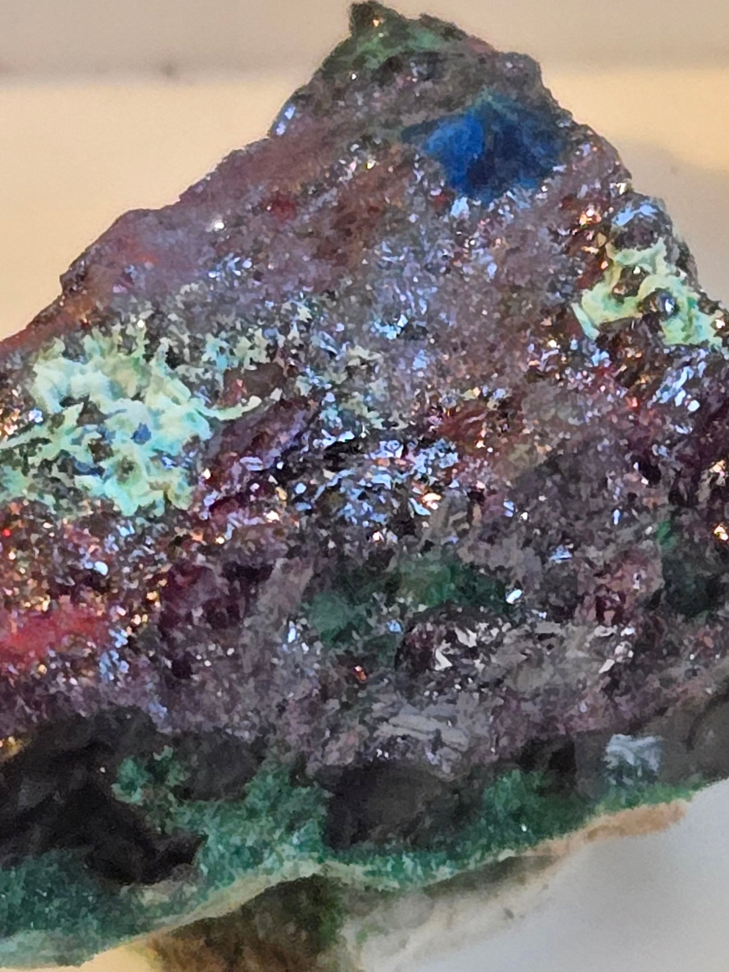 Buttgenbachite on cuprite