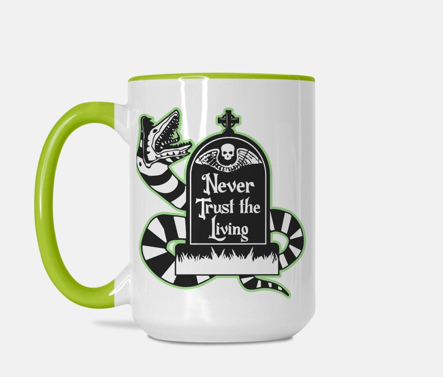 Never Trust The Living - Beetlejuice Mug
