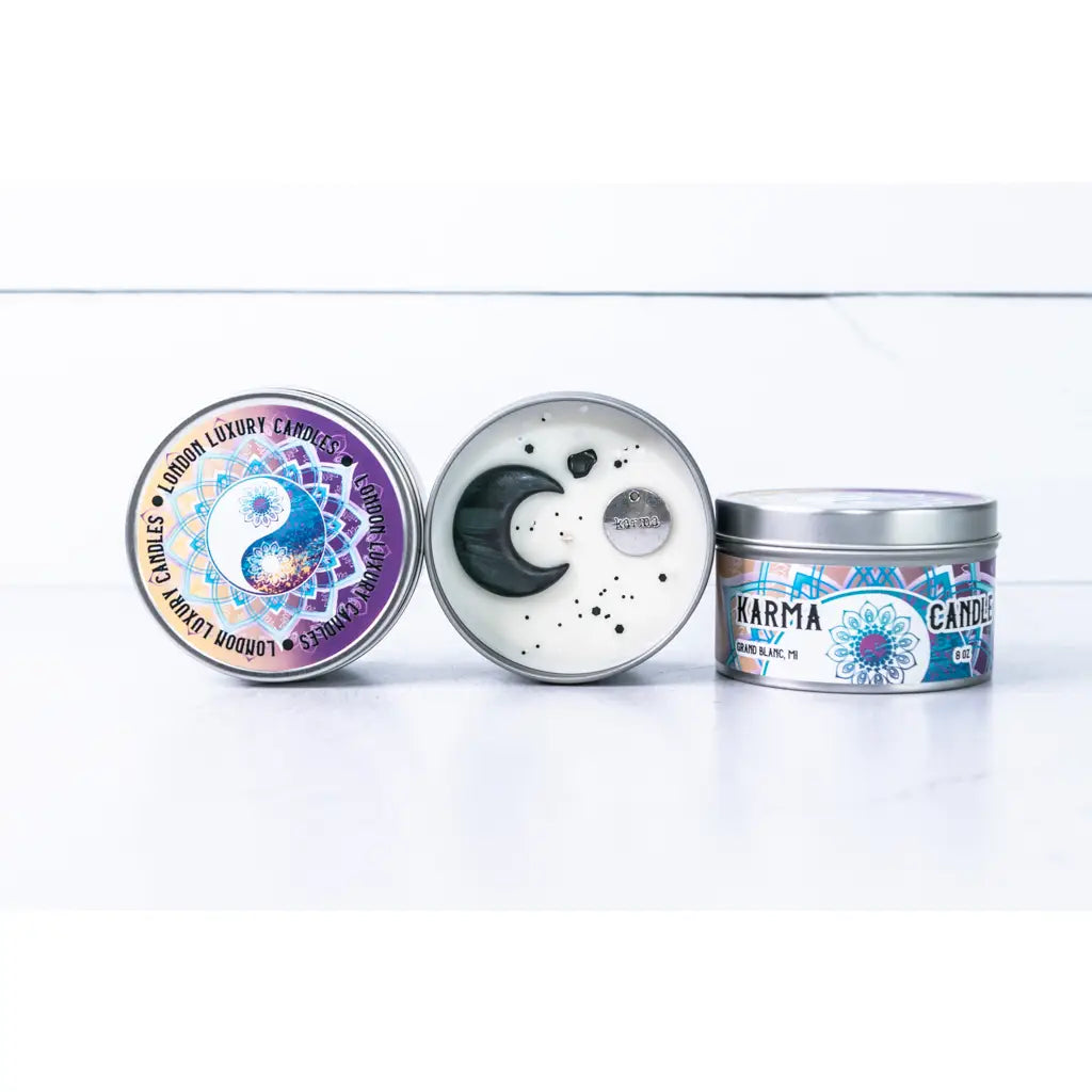 Intention Tin Candles - Karma